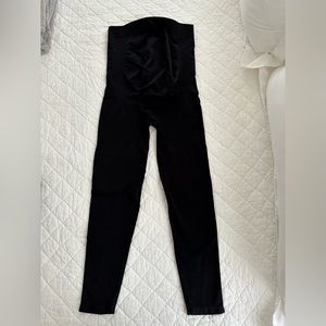 Blanqi Maternity Leggings- size L, black, EUC